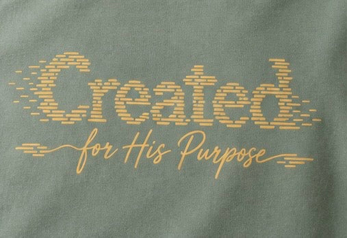 Created For His Purpose T-shirt